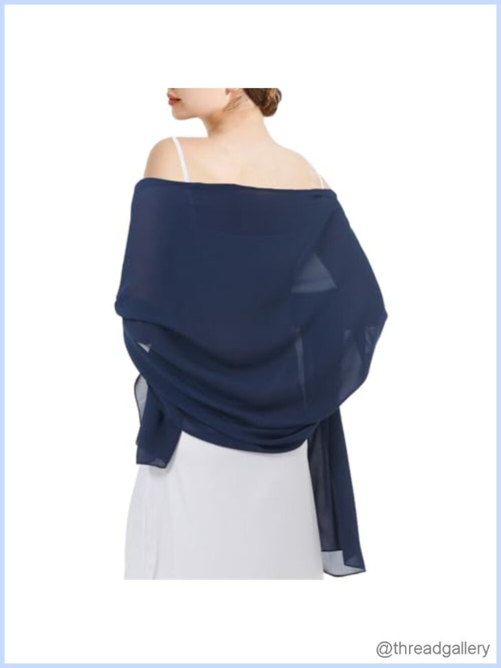Chiffon Shawl Wrap Women Lightweight Breathable Evening Dress Cover Up